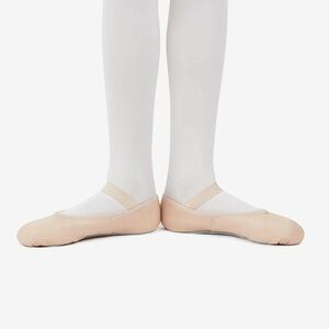 NIB Girls' CAPEZIO Full Sole Ballet Slippers (Size 2)